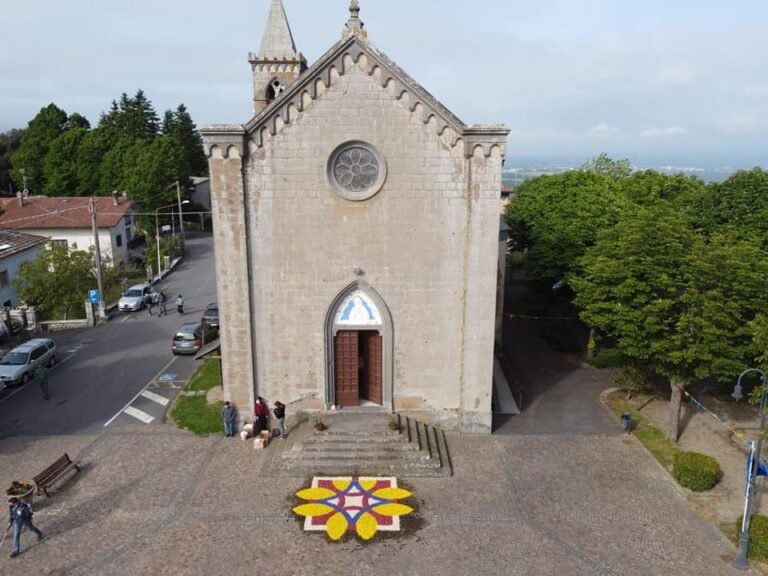 Chiesa di Santa Maria Assunta in Cielo dall'alto